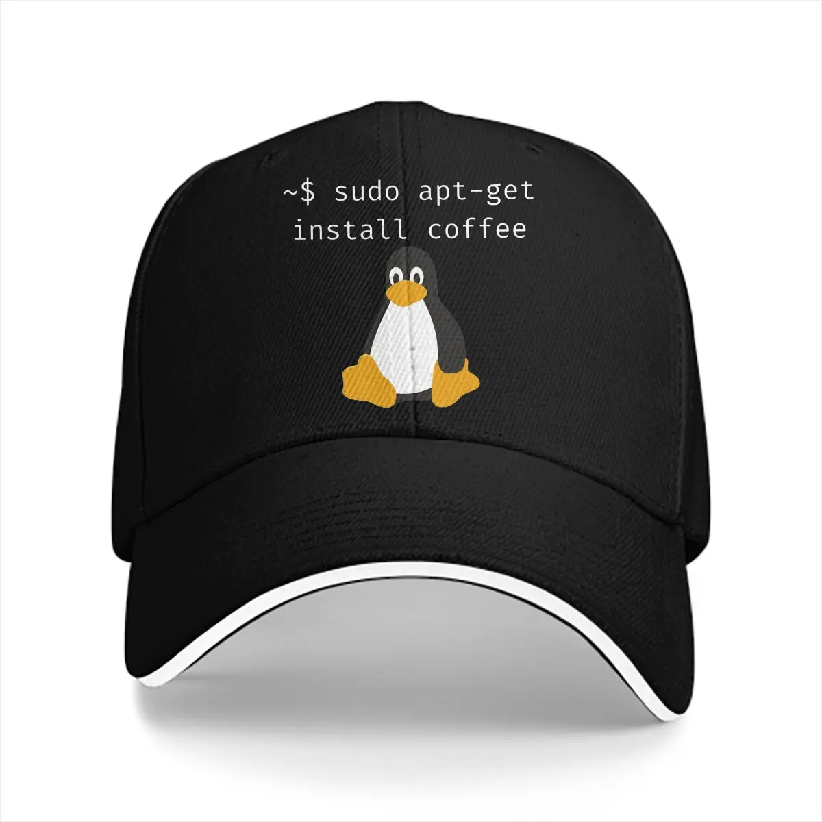 Sudo Apt Get Install Coffee Kali Linux Root Programmer Computer Code Windproof Cap Sun Visor Hip Hop Caps Cowboy Hat Peaked Hats