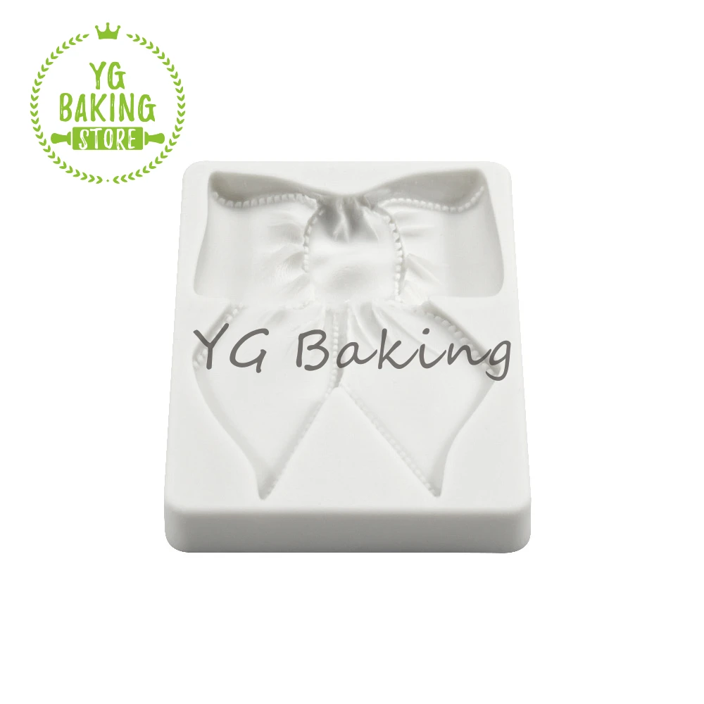 Dorica New Arrival Big Size Bow Design Fondant Silicone Mold Cake Decorating Tools Baking Cake Model Kitchen Accessories