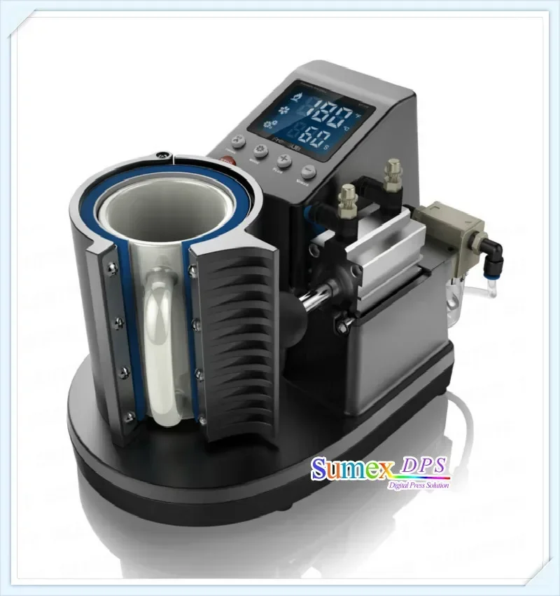2025/New Pneumatic mug heat press hine ,auto-open after printing