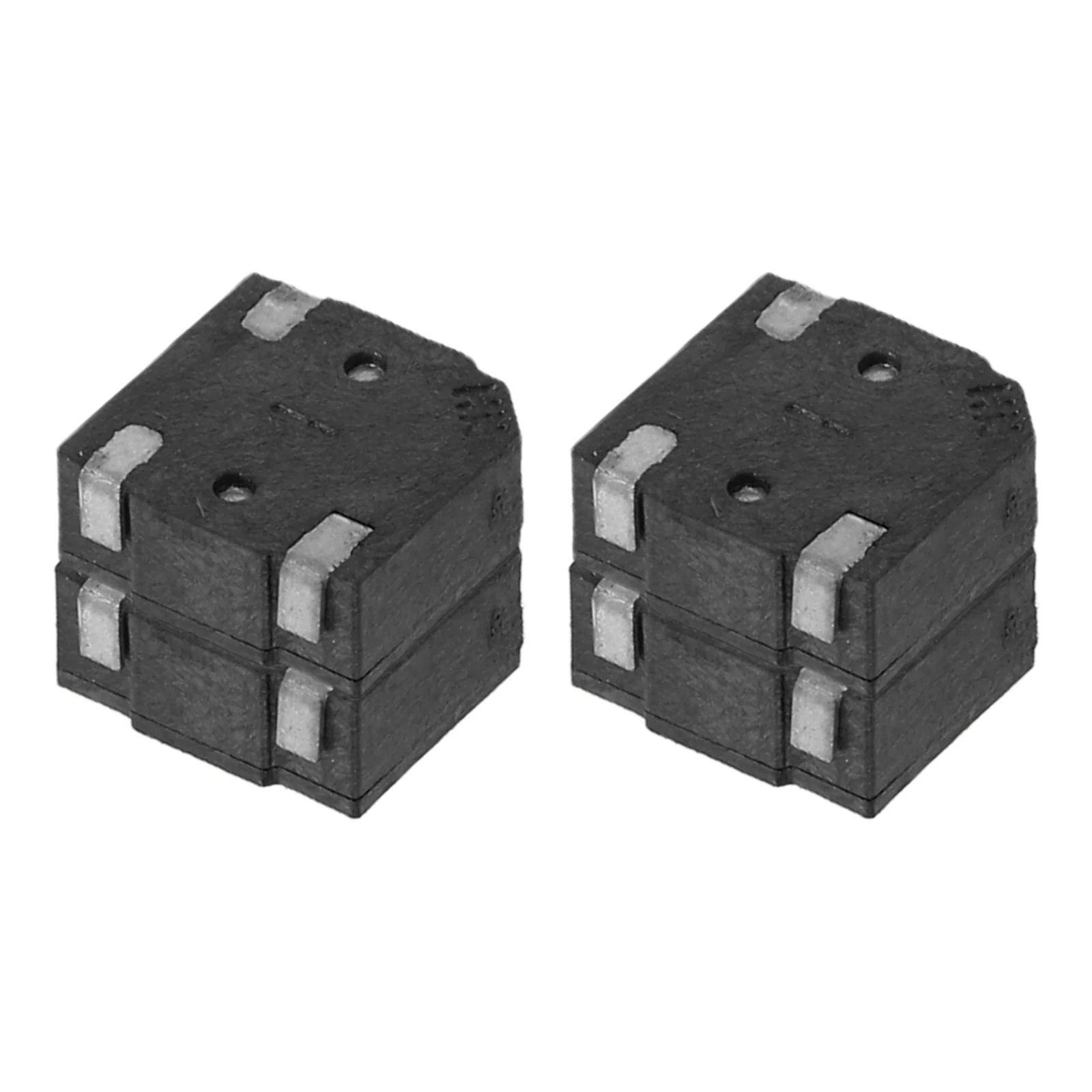 4 pçs mini buzzer brincadeira kit micro eletrônico sirene para surpresas divertidas truque porta alarme buzzer plástico piezo substituição alta