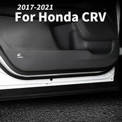 Car Door PU Leather Anti Kick Pad Sticker Mat Door Protection Side Edge Film Accessories For Honda CRV 2017 2018 2019 2020 2021