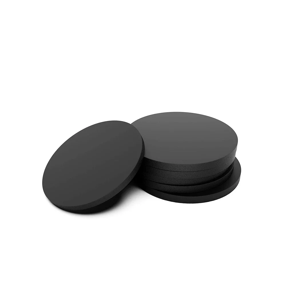 Φ 5mm-100mm Black Rubber Solid Round Seal Gaskets Disc Thick 1/1.5/2/3/4mm