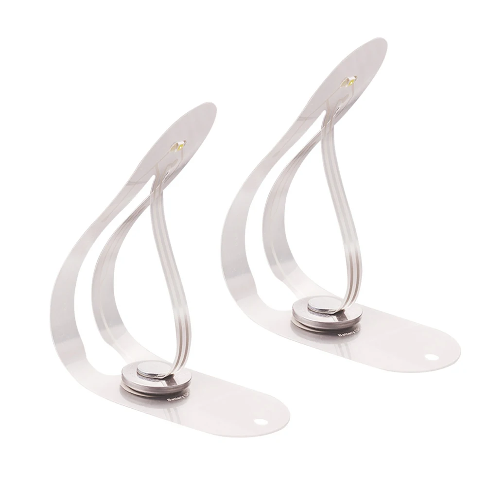 

2 Pcs LED Bookmark Light Portable Protection Reading Lamps Thin Design Long Lasting Powered for Bedrooms