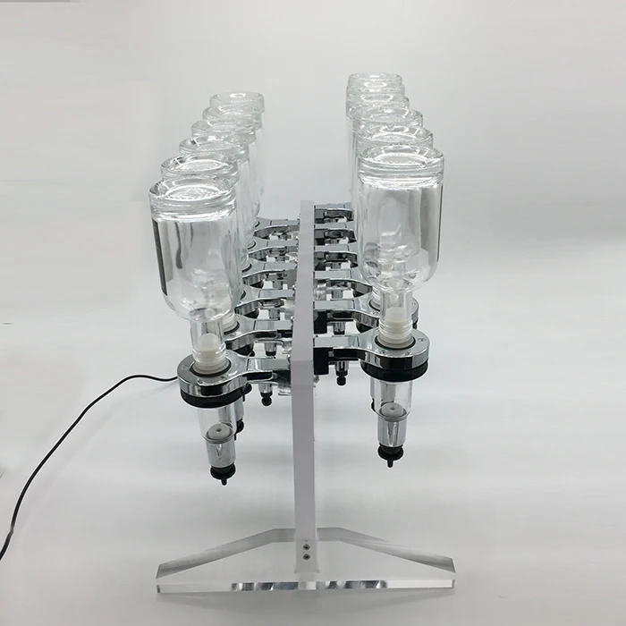 Bulk Perfume Bar 12 Pump Double Row Dispenser Clear Acrylic Display Holder Aroma Kit