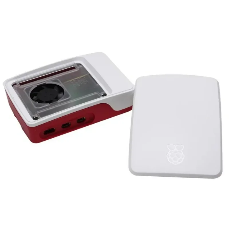 5th generation 5  red and white cooling case Raspberry Pi Case cooling fan protective case