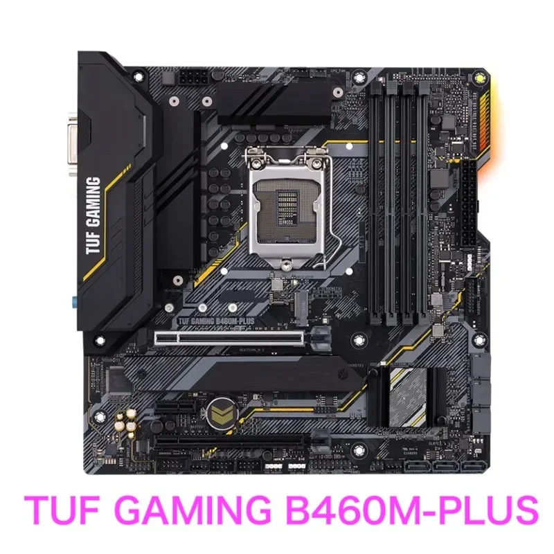 Asus-tufゲーミングマザーボード,B460M-PLUS,dvi,hdmi,lga 1200,ddr4,100% テスト済み,正常,完全に動作,B460M-PLUS