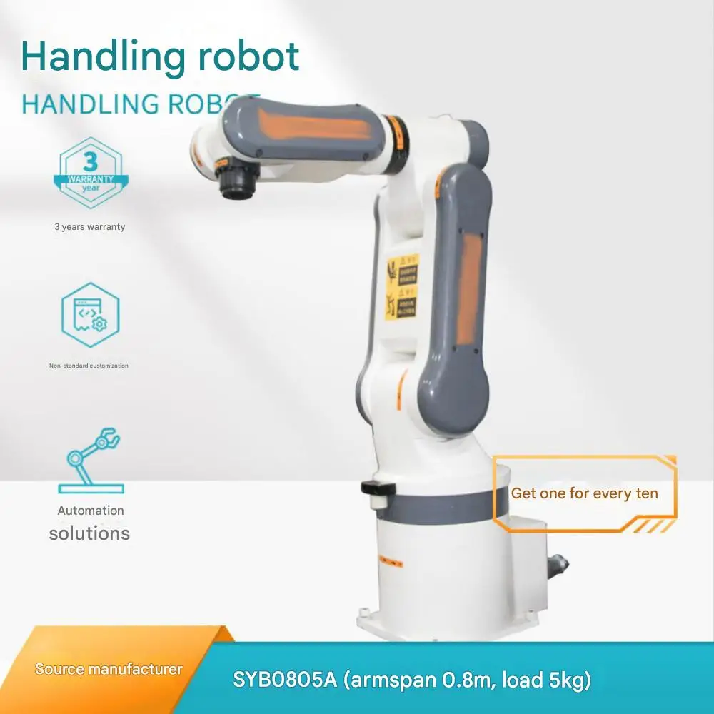 Automatic Machine Tool Loading And Unloading Industrial Robot Manufacturer Direct Sales 5kg Spraying Intelligent Robotic Arm