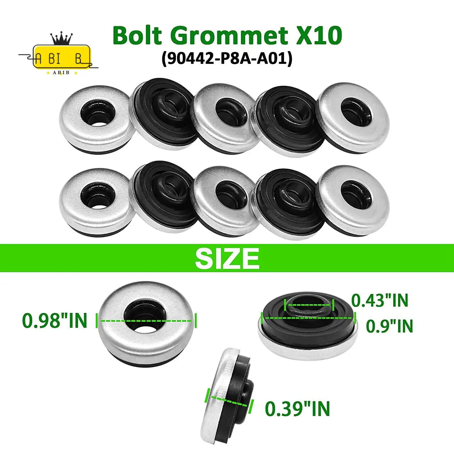 

ABIB -Engine Valve Cover Gasket Set 12030-P8A-A00 For Honda Acura -Accord Odyssey Pilot CL TL MDX 3.0L 3.2L 3.5L V6