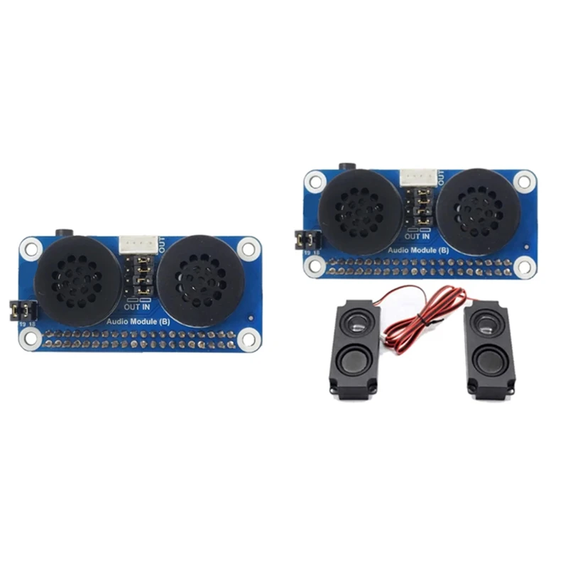 

Expansion Board Speaker Expansion Board For Raspberry Pi Speaker GPIO Audio Amplification For Zero/3B/4B (B)