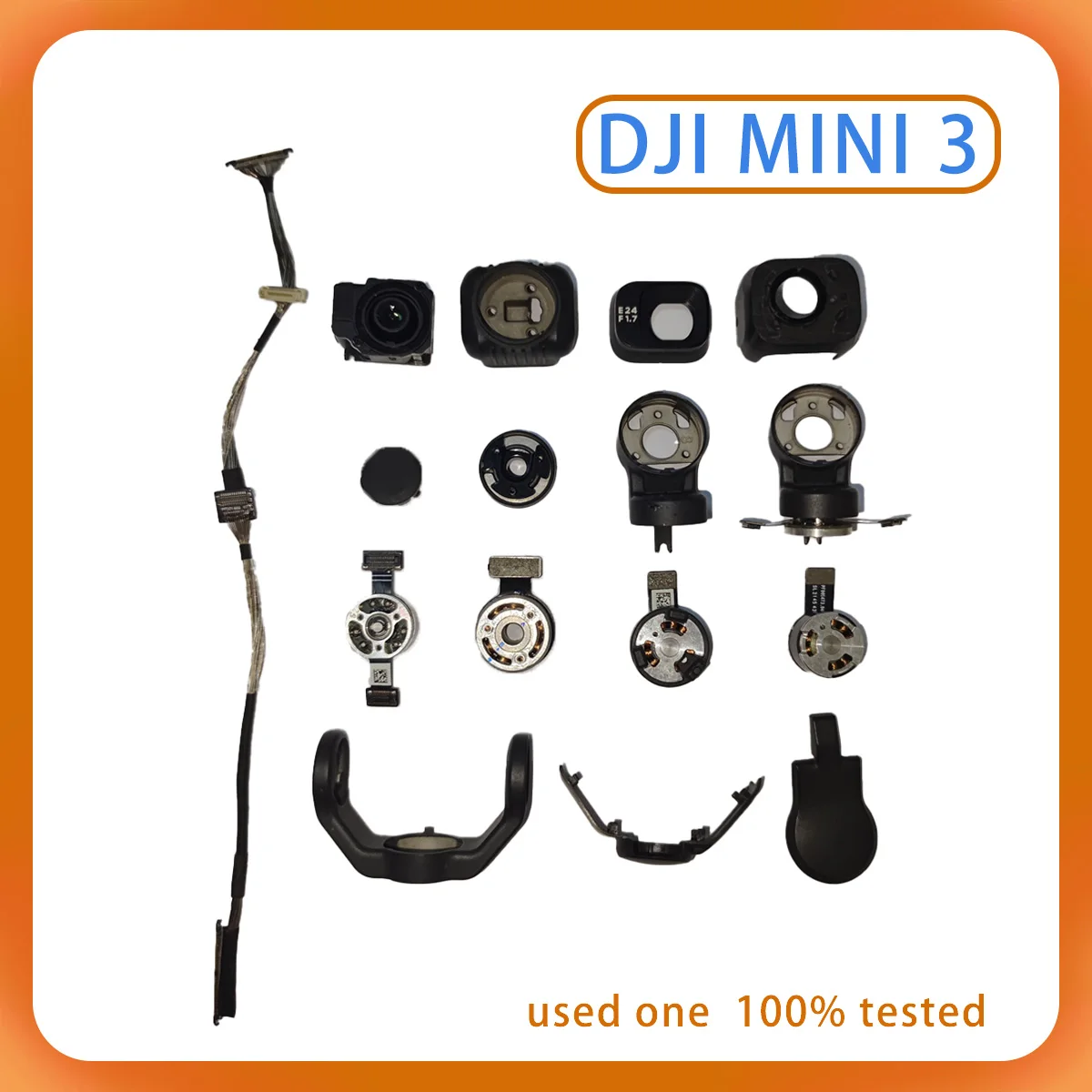 

Original Mini 3 gimbal motor bracket Mini 3 engine yaw motor camera cable lens cover signal cable, suitable for Mini 3