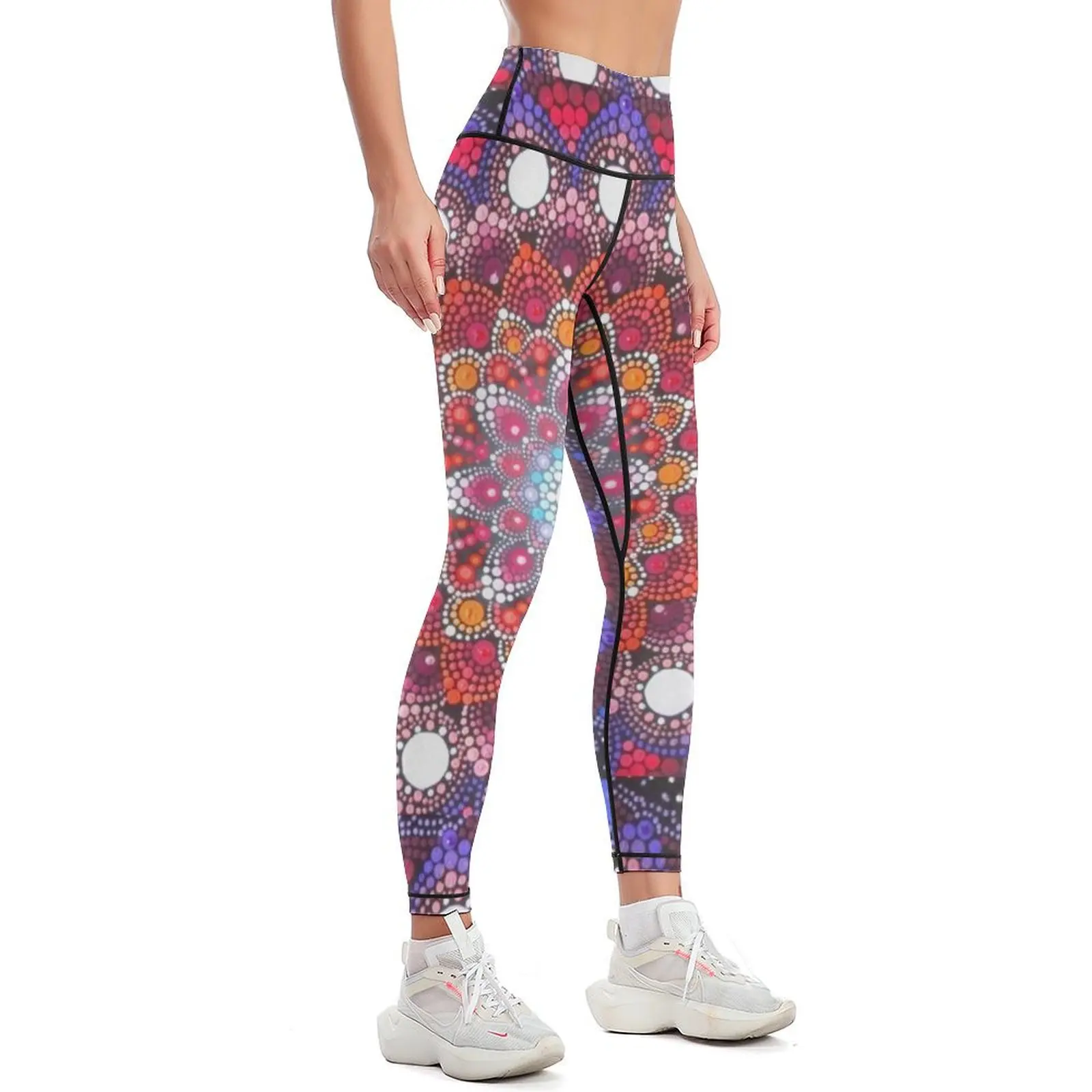 Sirkus Mandala legging olahraga untuk gym, pakaian gym celana legging wanita untuk legging fisik Wanita