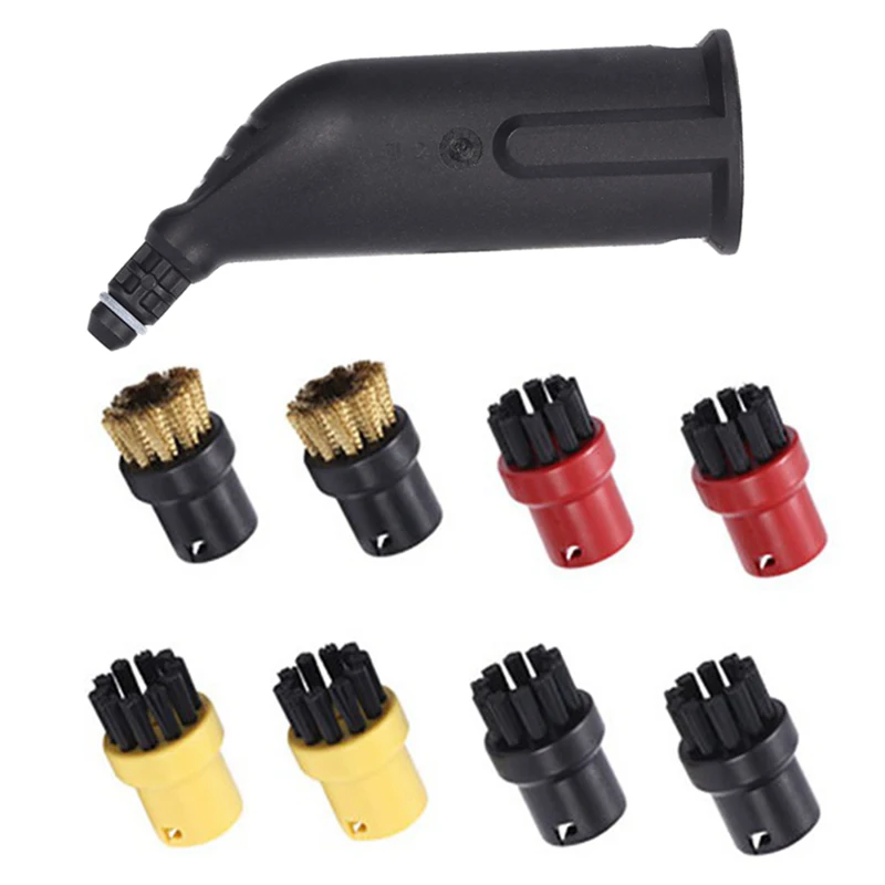 Steam Cleaner Extension Nozzle Head Round Brushes Kits for Karcher SC Series SC1 SC2 SC3 SC4 SC5 Parts Accessories