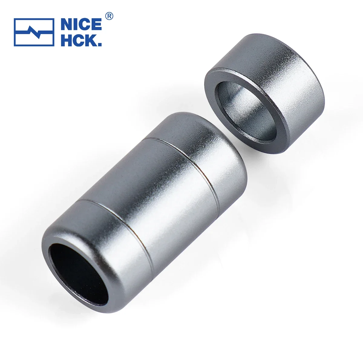 NICEHCK Cylindrical Y Splitter and Slider DIY Aluminum Alloy Accessories IEM Upgrade Cable Separator Accessory Adjusting Divider