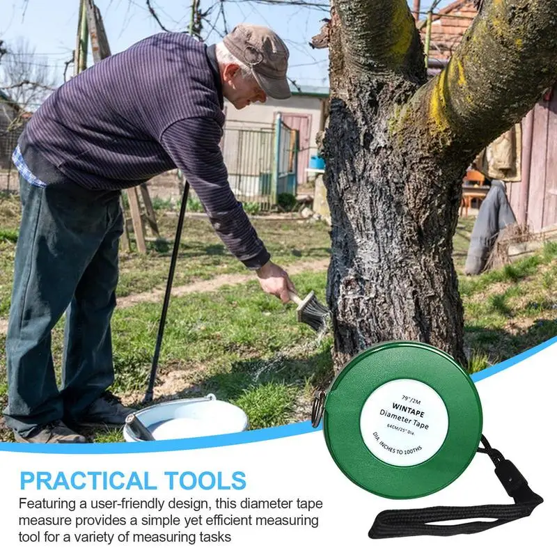 Strumenti di misurazione Nastro per alberi con strumenti professionali per pipefitter metrico imperiale Nastro tascabile Diametro Nastro di