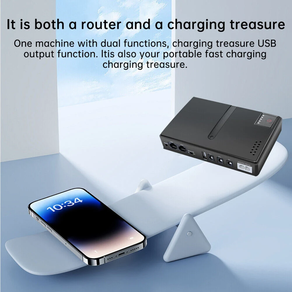 Backup Power Supply For Monitoring Devices Backup Power Supply WIFI Router Power Backup Backup DC UPS Stable Power Supply