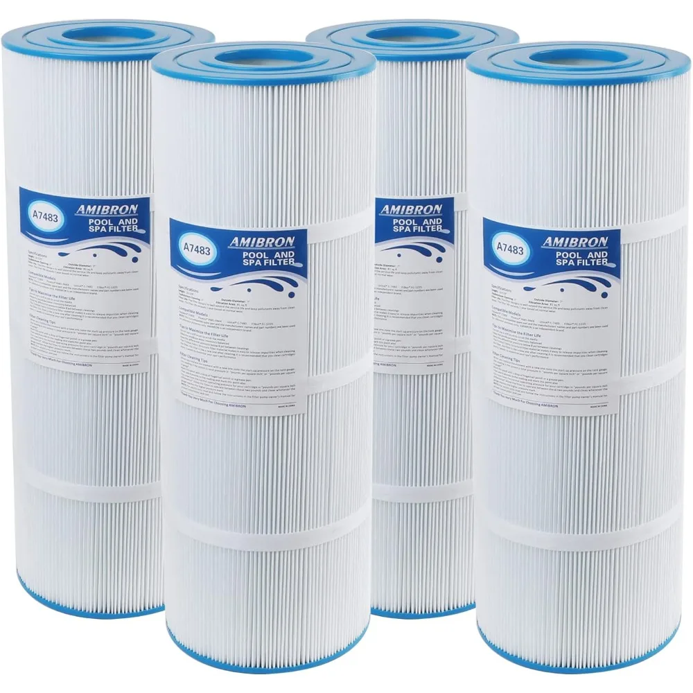 Pool Filter Cartridge Replaces Hayward SwimClaer , Compatible with Hayward CX580XRE, Pleatco PA81-PAK4, Filbur FC-1225 FC-6425