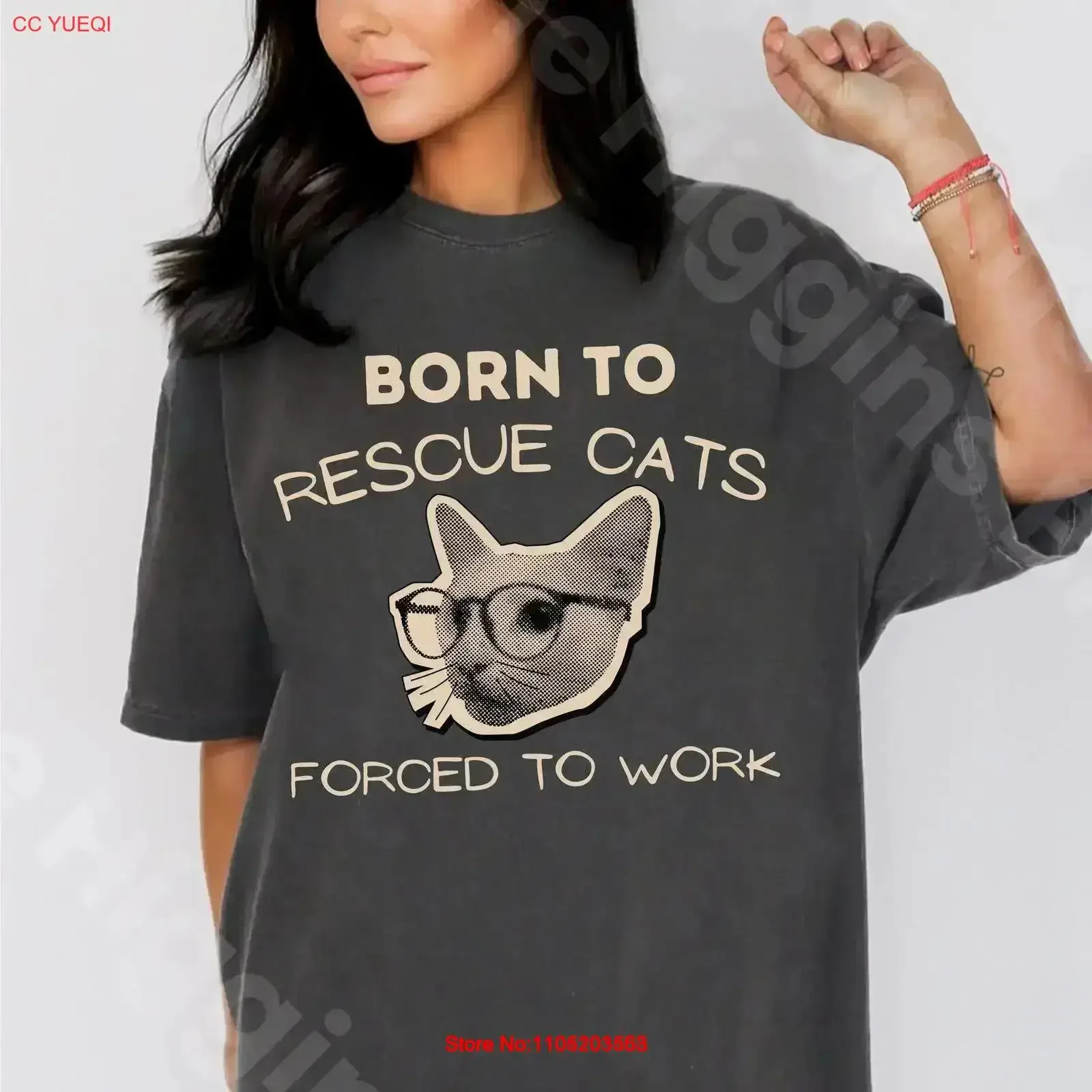 Born to Rescue Cats T Shirt Funny Cat Lover Animal Rescuer Foster Mom Shelter Adopt Volunteer Donate vintage Washed graphic