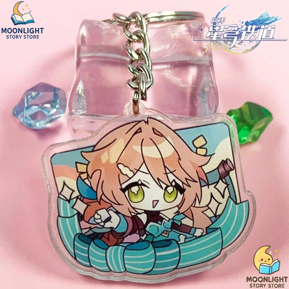 هونكاي: ستار السكك الحديدية لعبة ميرش تشيبي نمط المفاتيح دان هنغ هيرتا بيلا برونيا سامبو نيكولا لوه يي ظهره قلادة هدية عيد