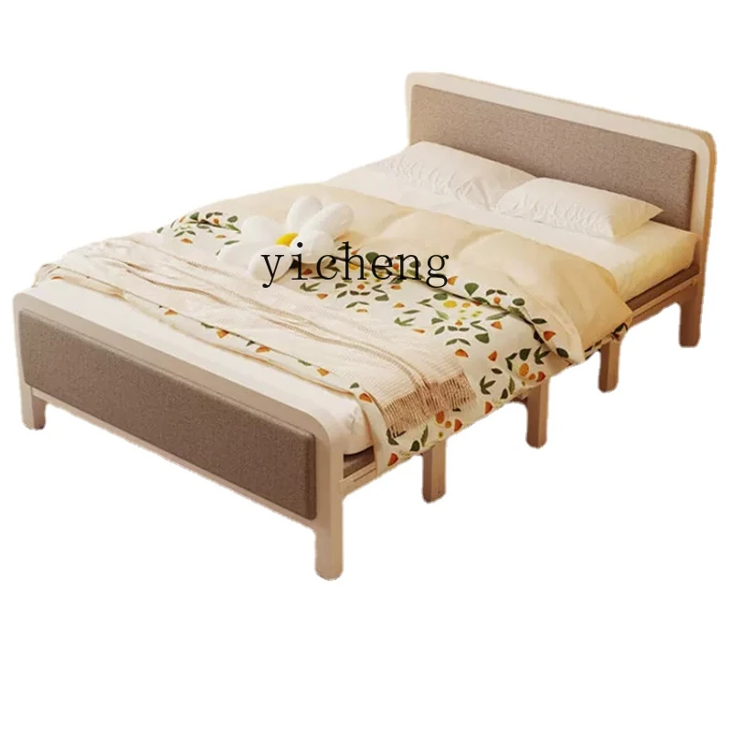 Xl Folding Bed Single Bed Dormitory Rental Room Adult Hard Board Iron Bed