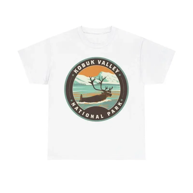 Kobuk Valley National Park Alaska Round Logo T shirt