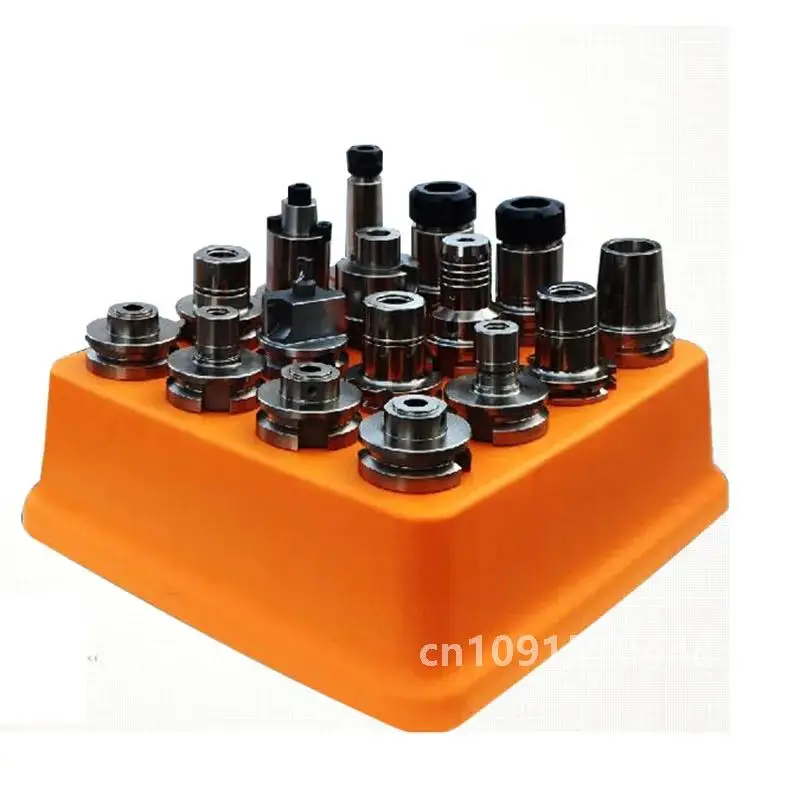 Router bit 4mm collecting box BT30 BT40 BT50 ER collets storage rack milling cutter plastic storage case cnc machine parts