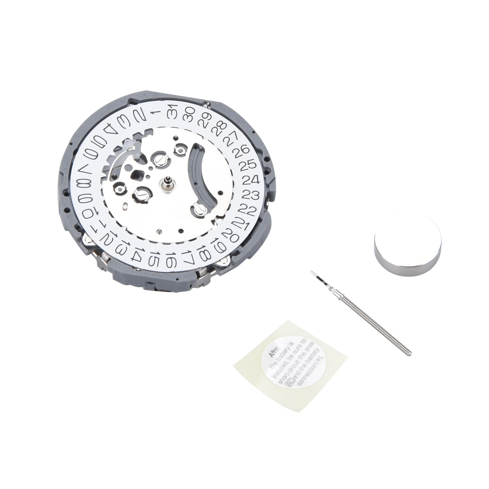 1pc Japan VK63A Chronograph Quartz Watch Movement 30.8mm 3 Hands Date at 3, High Precision Watch Accessories Part
