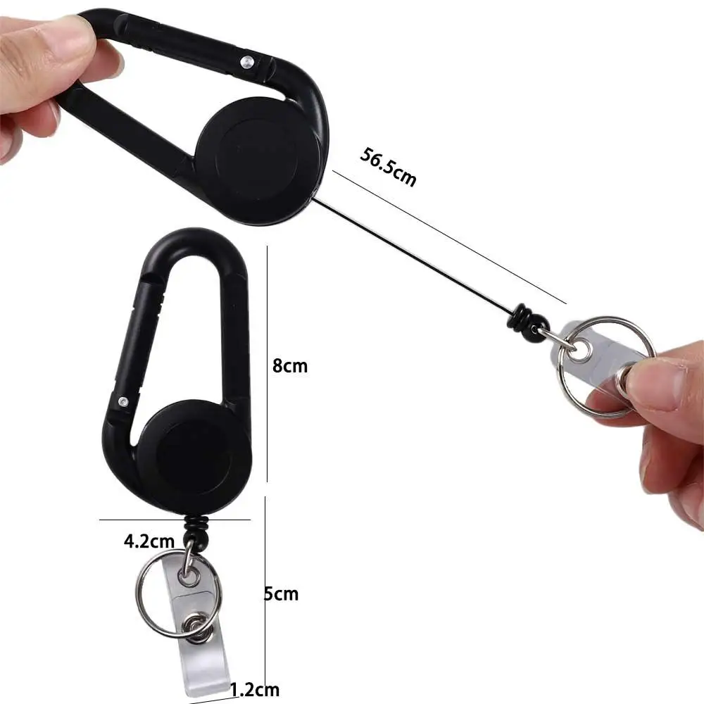 スタイルカードホルダークリップ名刺IDカードネームタグホルダーバッジホルダークリップ名刺ホルダーIDバッジホルダーバッジリールクリップ