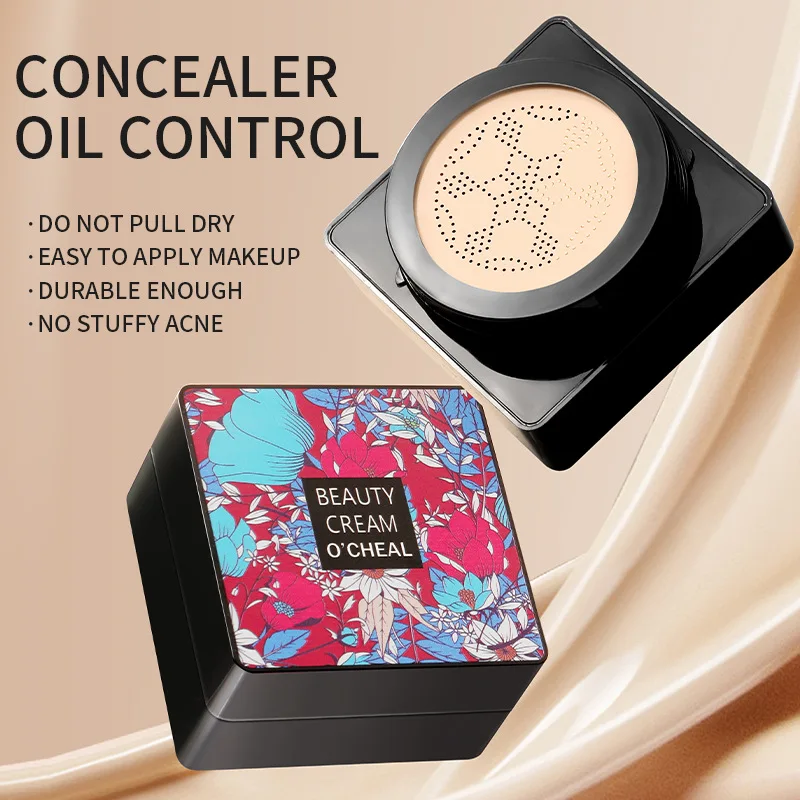 الكل في واحد يشع الجمال مع وسادة هوائية على شكل فطر كريم بي بي مرطب ومغذي وشفاف وسادة هانرو خفيفة الوزن