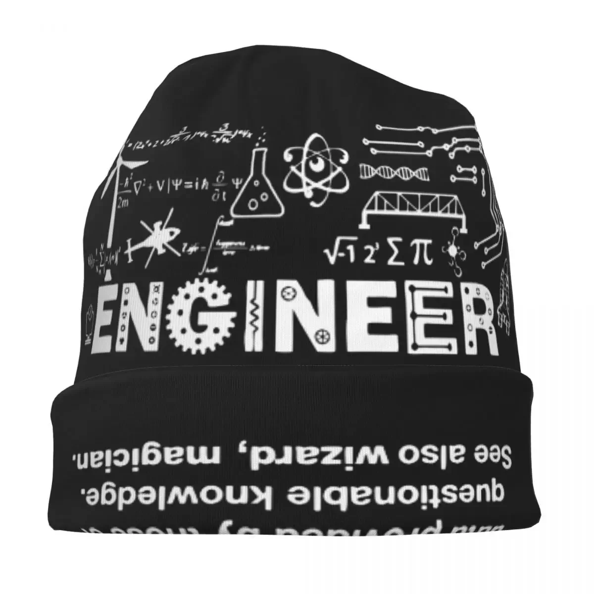 Engineer Humor Definition Skullies Beanies Hat Electrical Geek Hip Hop Men Women Outdoor Cap Warm Dual-use Bonnet Knitting Hats