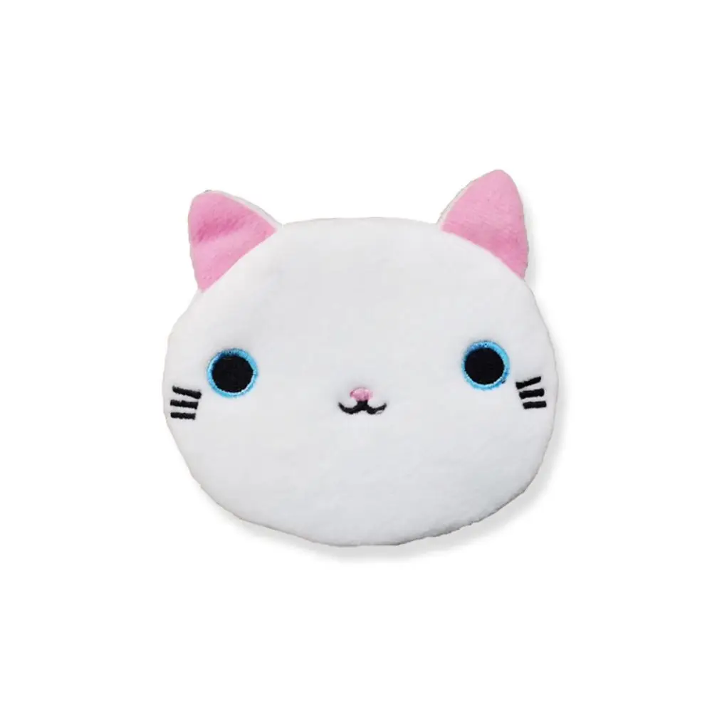 Padrão bonito gato moeda bolsa design dos desenhos animados sacos de fone de ouvido carteira de pelúcia batom saco cosmético moeda sacos de dinheiro