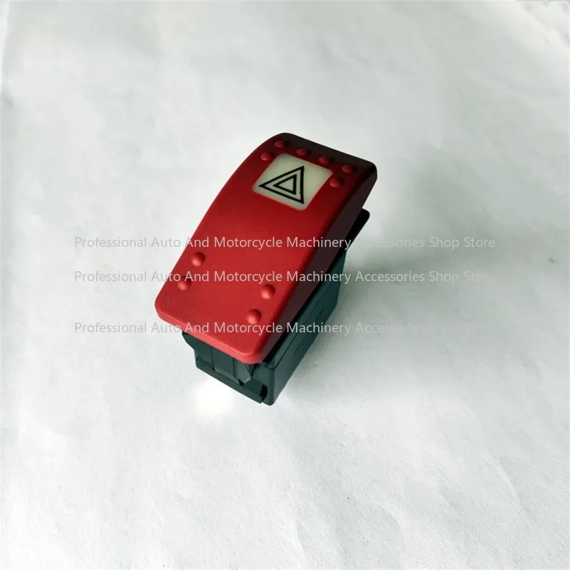 

JCB701-58821 Emergency Signal Switch Construction Machinery Vehicle Button Switch Workbench Button Rocker Switch