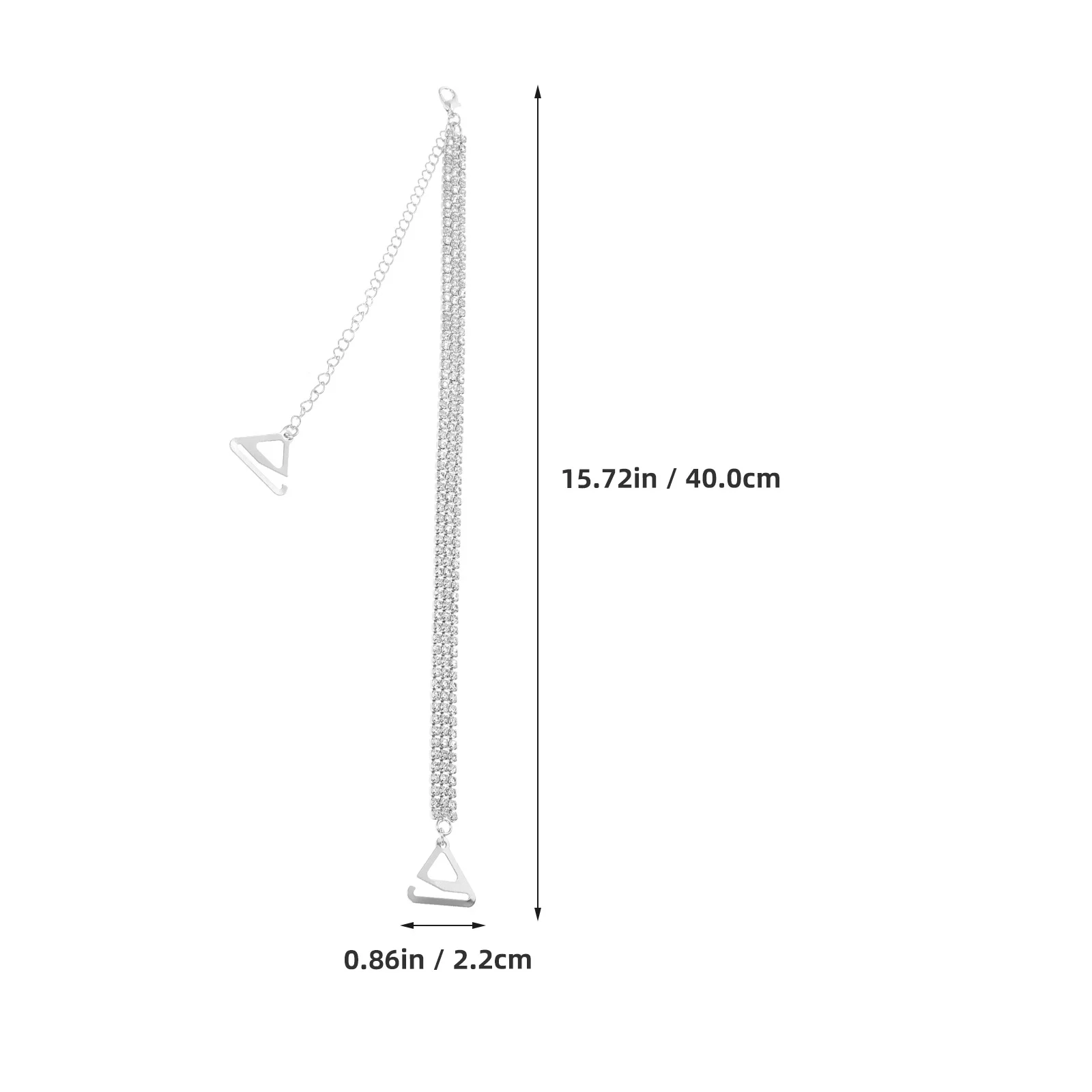 1 زوج حمالة الصدر حزام أصحاب عدم الانزلاق حجر الراين الكتف الأشرطة مريحة دائم الملابس الداخلية اكسسوارات الصدرية حزام حامل