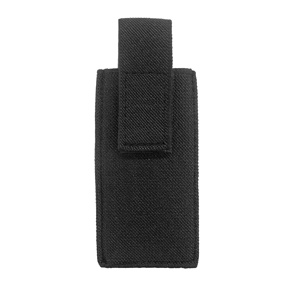 Tactical Concealed Carry Handguns Single Magazine Pouch 9mm Horizontal Carrier Pistol Mag Holster Tools Belt Pack Case Holder