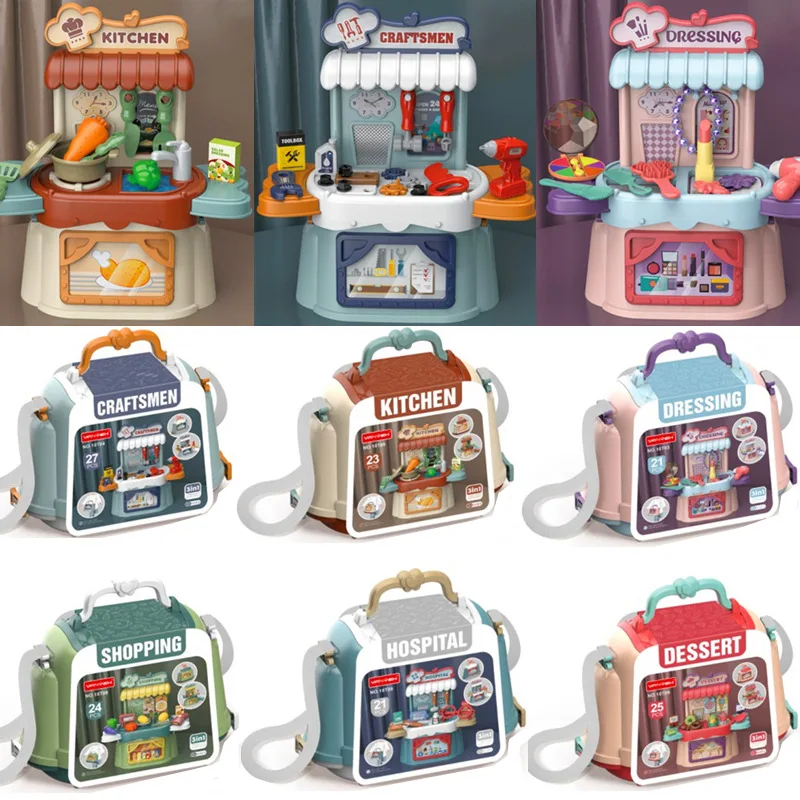 Fantasiespeelhuis Speelgoedset DIY Rollenspel Speelgoed Vroeg educatief speelgoed Geweldige cadeaus