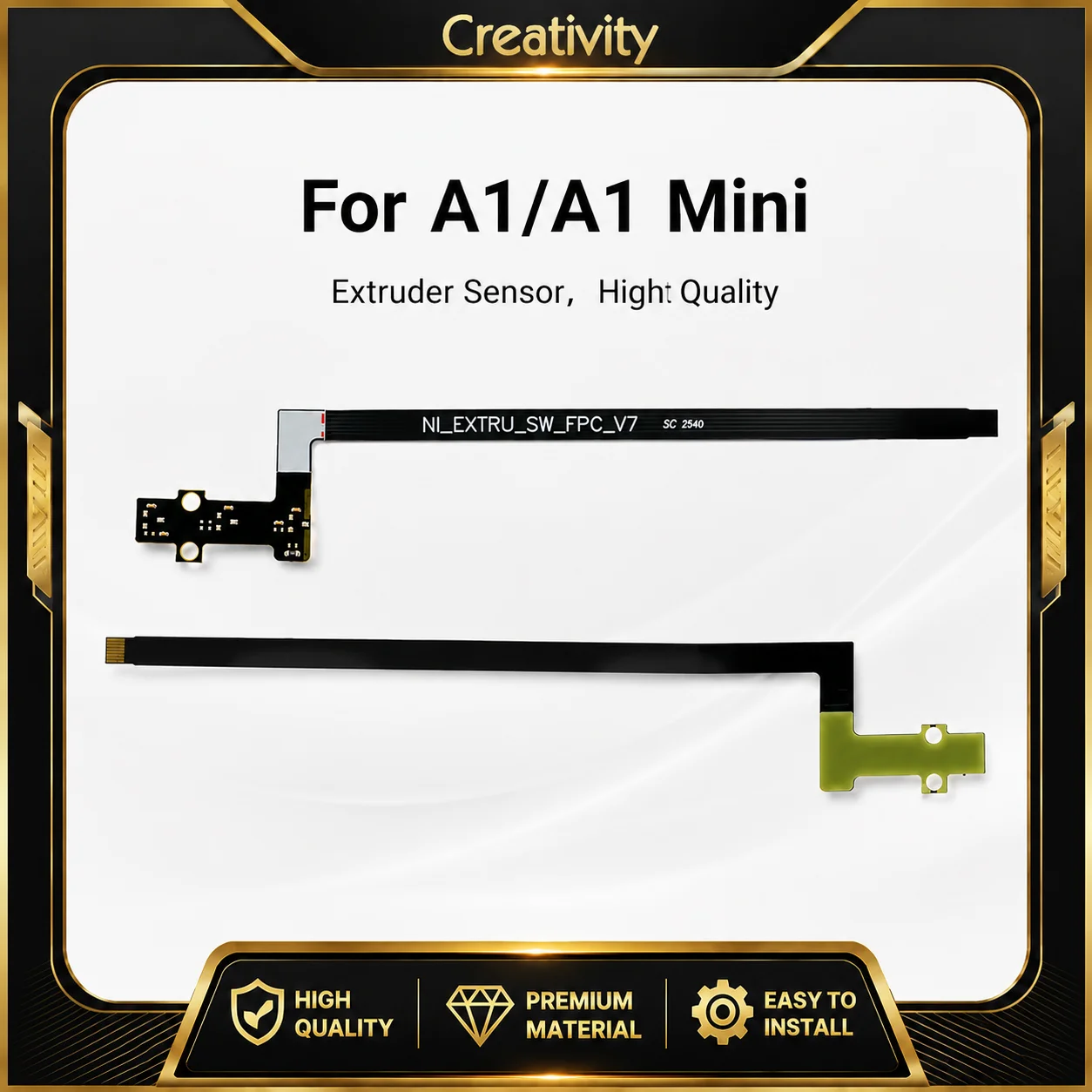 Bamb Lab A1/A1 Mini Feed Hall Board Filament-Sensor-Ersatz mit Flachbandkabel für 3D-Drucker-Teile ﻿