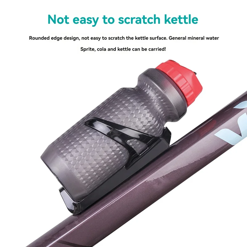 

Bicycle Water Bottle Cage Bike Water Bottle Bracket Multifunction Anti-Lost Protective Bottle Case For Airtag-AT20