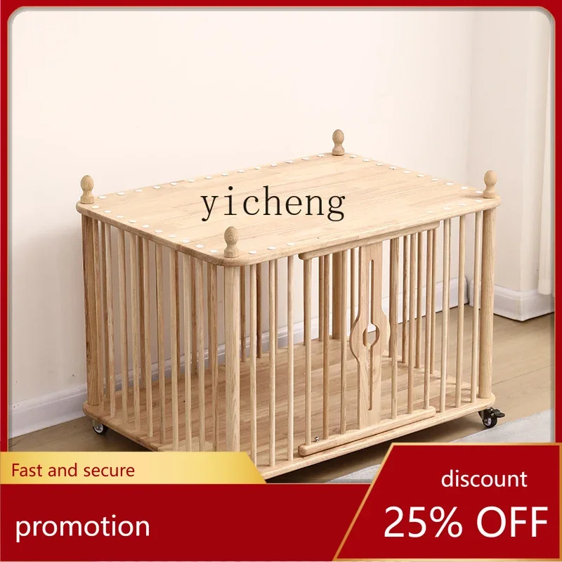 

CZ Solid Wood Two-Layer Cat Nest Villa Cage Semi-Closed Jumping Platform Small and Medium-Sized Cat House Nest