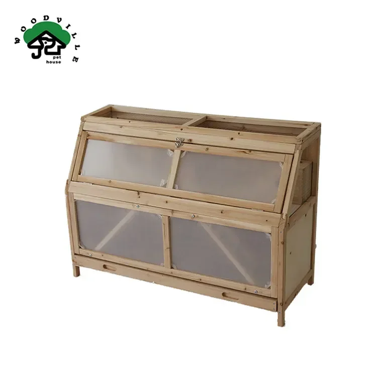 China Supplier Eco-friendly Pet Cage House Chinese Fir Luxury Hamster Animal Cages