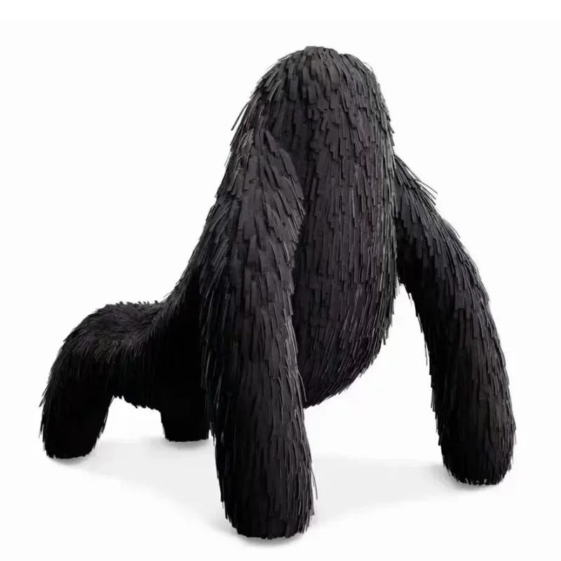 

Wabi Sabi Wind Hotel Living Room Animal Shape Single Sofa Chair Personality