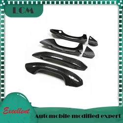 Add On Style Real Carbon Fiber Door Handle Cover Trim For Audi A6 C8 A6L S6 RS6 E-Tron Q6 Q8 RSQ8 For Lamborghini URUS 2018+