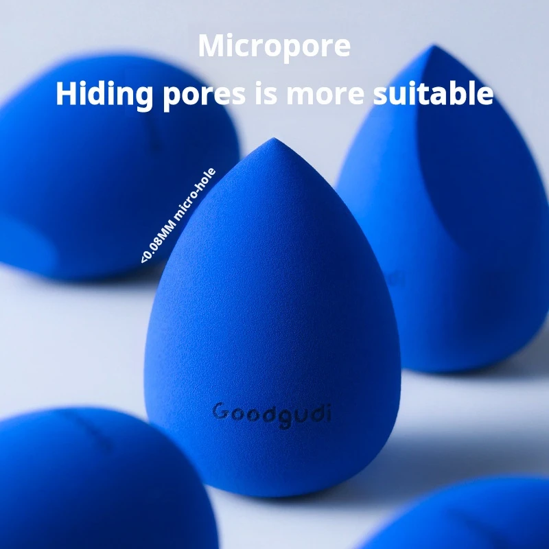 Klein azul maquiagem esponja liquidificador premium macio cosméticos beleza ovo fundação ferramenta aplicação rosto puff