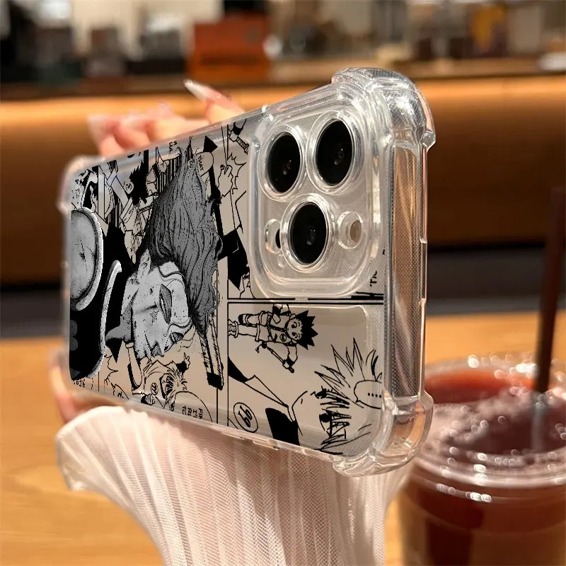 Gon Killua Hisoka HUNTER × HUNTER حافظة هاتف ساخنة لهاتف oppo A5 A60 A3x A78 A74 A76 A72 A58 A57 A54 A53 A38 A31 A17 A16 A7 Pro 4G 5G