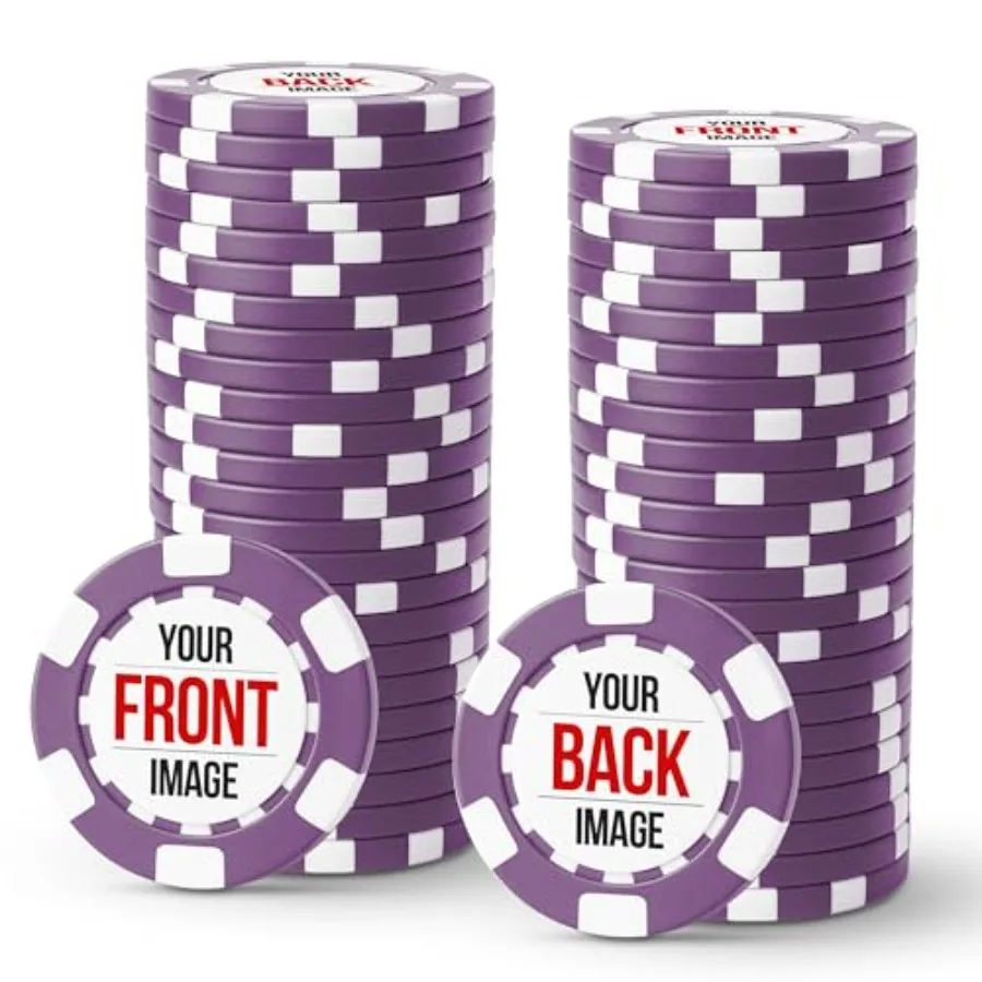 

Изготовленные покерные фишки для игровых мероприятий 50 100 200 или 500 штук Прочный акрил с полноцветным логотипом Премиум-черный и красный дизайн