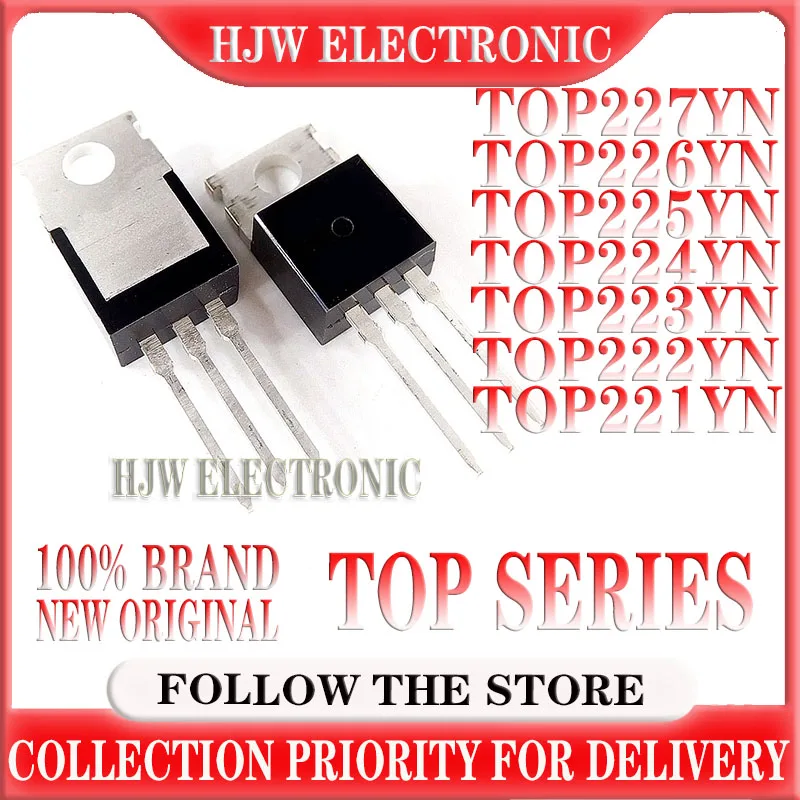 5pcs TOP227YN TO220 TOP227Y TO-220 TOP227 TOP226YN TOP226 TOP225YN TOP225 TOP224YN TOP224 TOP223YN TOP223 TOP222YN TOP221YN