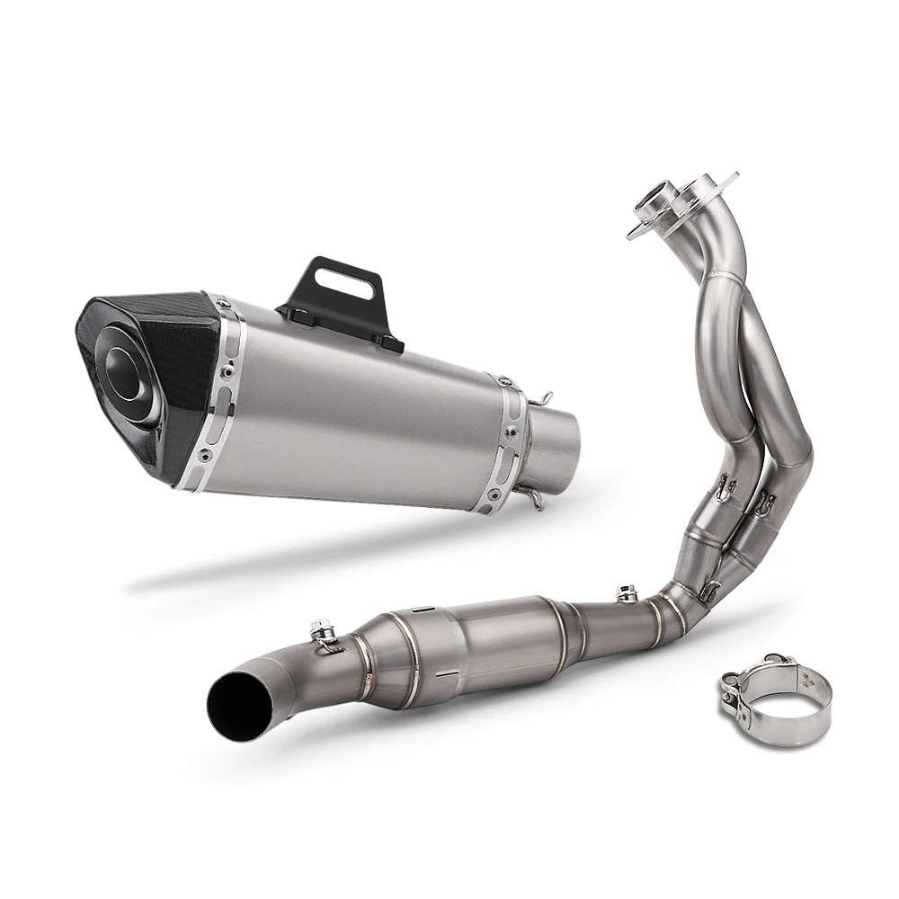 

Full Exhaust Escape Pipe with 51mm Front Connection For Kawasaki ZX6R ZX-6R ER6N 2023-2025
