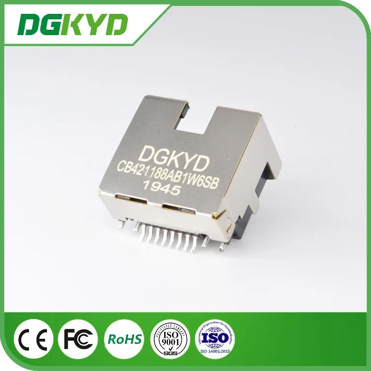 For RJ45 Connector, Submersible 4.2 SMT with Shielded DGKYDCB421188AB1W6SB1075