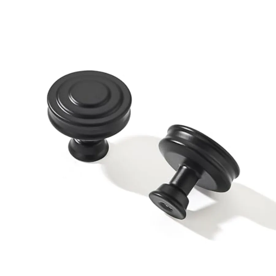 2 Pack 1-1/4 Inch 32mm Round Cabinet Knobs Heavy Duty Soild Cabinet Knobs Kitchen Cabinet Hardware for Cupboard Drawer Handles