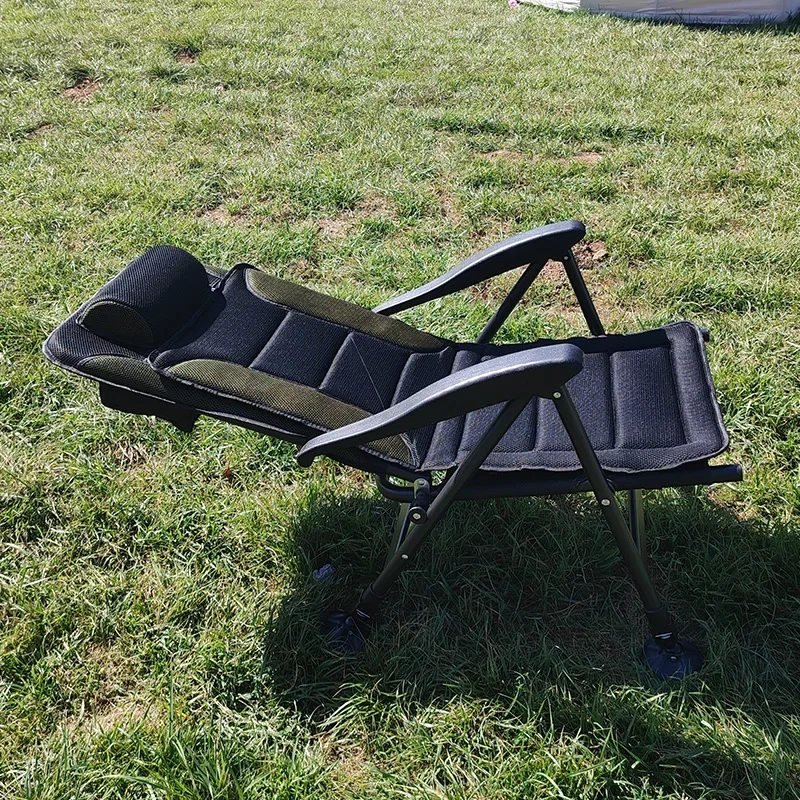 多機能折りたたみ式携帯釣り椅子、枕付き、リクライニング式釣り椅子