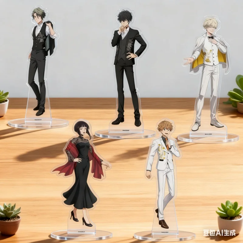 Anime caliente Ron Kamonohashi's Forbidden Deductions 15CM soporte acrílico modelo figura ornamento Cosplay placa escritorio decoración juguete para regalo