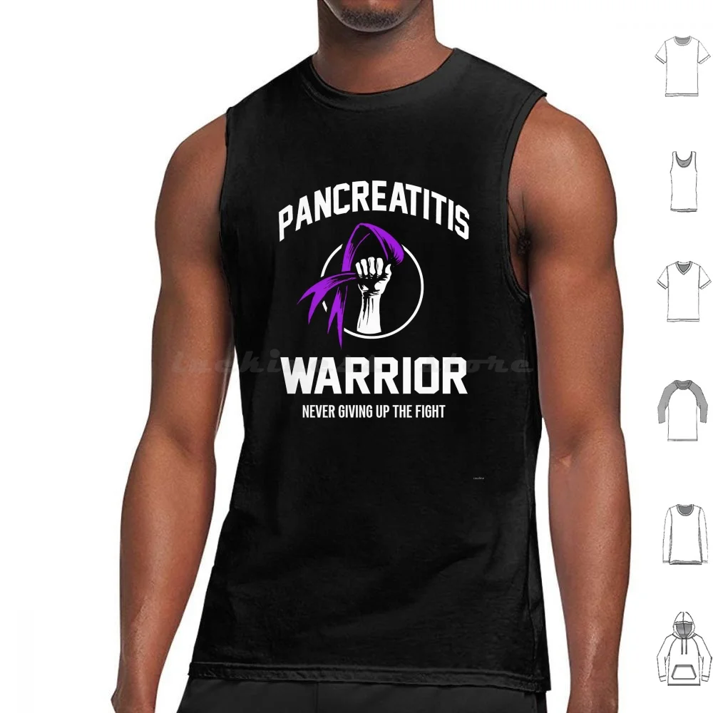 Pancreatitis Tank Tops Print Cotton Chronic Pancreatitis Pancreatitis Acute Pancreatitis Pancreatic Disease Chronic